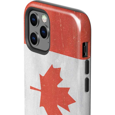 Canada Flag Distressed iPhone 12 Pro Max Impact Case