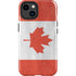 Canada Flag Distressed iPhone 15 Plus Impact Case
