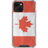 Canada Flag Distressed iPhone 15 Plus Clear Case