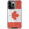 Canada Flag Distressed iPhone 14 Pro Clear Case