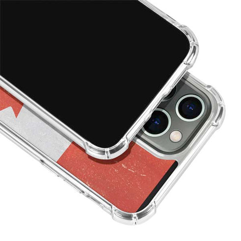 Canada Flag Distressed iPhone 15 Pro Clear Case