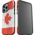 Canada Flag Distressed iPhone 14 Pro Impact Case