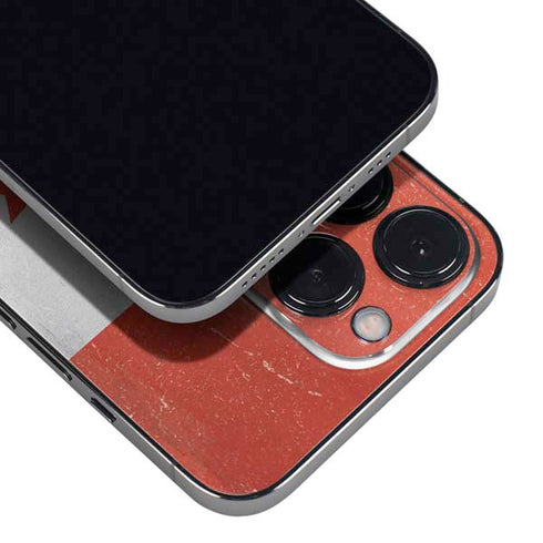 Canada Flag Distressed iPhone 14 Pro Max Skin