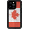 Canada Flag Distressed iPhone 14 Pro Waterproof Case