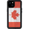 Canada Flag Distressed iPhone 15 Plus Waterproof Case