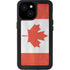Canada Flag Distressed iPhone 15 Waterproof Case