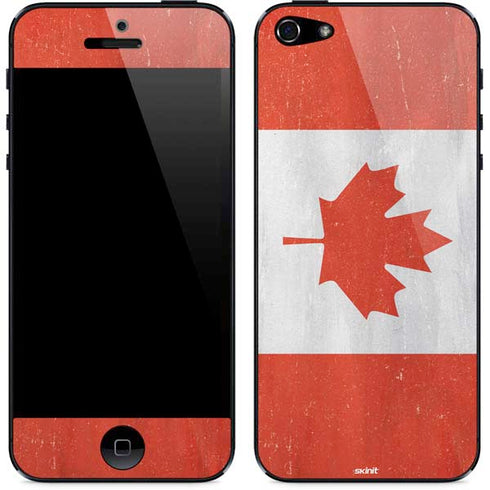 Canada Flag Distressed iPhone 5/5s/5SE Skin