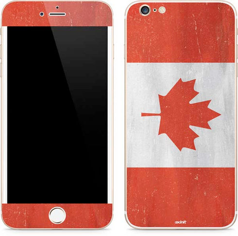 Canada Flag Distressed iPhone 6/6s Plus Skin