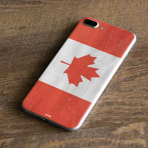 Canada Flag Distressed iPhone 7 Plus Skin