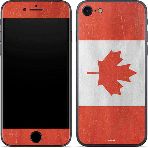 Canada Flag Distressed iPhone 7 Skin