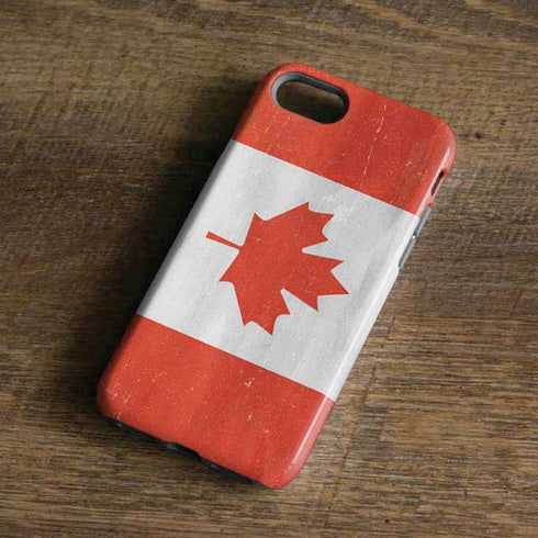 Canada Flag Distressed iPhone 8 Pro Case