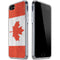 Canada Flag Distressed iPhone SE (2nd & 3rd Gen) Clear Case