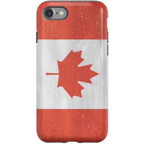 Canada Flag Distressed iPhone SE (2nd & 3rd Gen) Pro Case