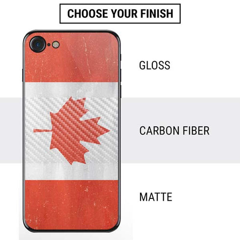 Canada Flag Distressed iPhone SE (2nd & 3rd Gen) Skin