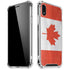 Canada Flag Distressed iPhone XR Clear Case