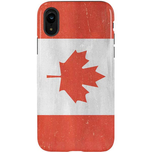 Canada Flag Distressed iPhone XR Pro Case