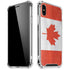 Canada Flag Distressed iPhone XS Max Clear Case