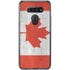 Canada Flag Distressed LG K51/Q51 Clear Case