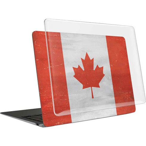 Canada Flag Distressed MacBook Air 13in M1 (2021) Case plus Skin