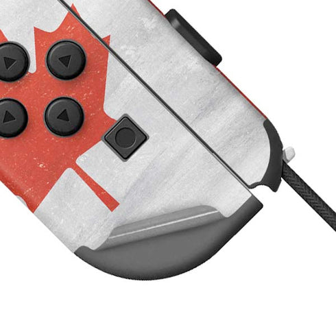 Canada Flag Distressed Nintendo Joy-Con (L/R) Controller Skin