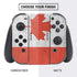 Canada Flag Distressed Nintendo Switch Bundle Skin