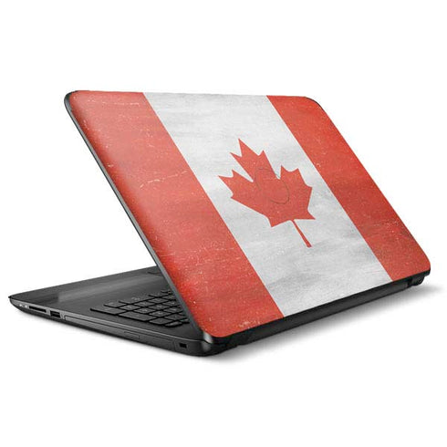 Canada Flag Distressed HP Notebook Skin