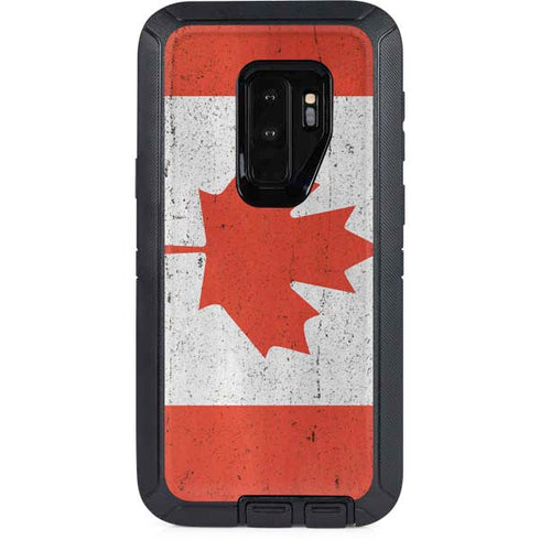Canada Flag Distressed Otterbox Defender Galaxy Skin