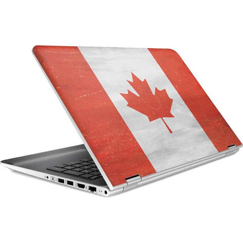 Canada Flag Distressed HP Pavilion Skin