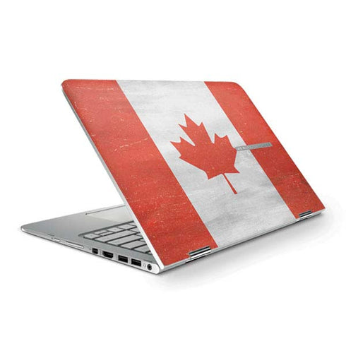 Canada Flag Distressed HP Spectre Skin