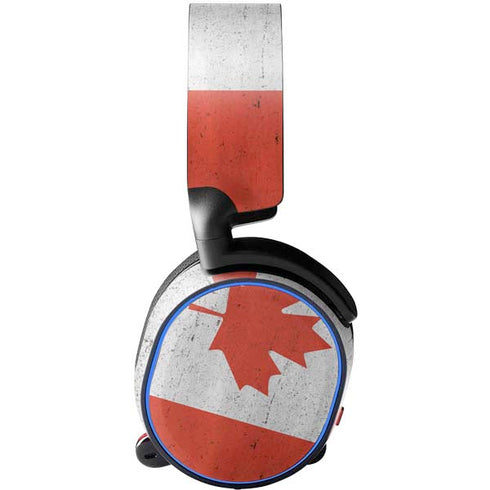 Canada Flag Distressed SteelSeries Arctis 3 Skin