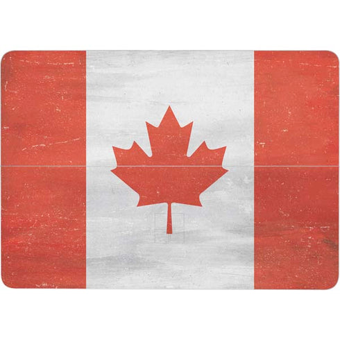 Canada Flag Distressed Surface Laptop Studio Skin