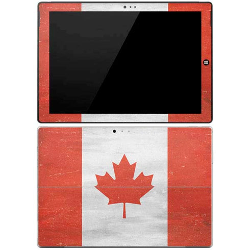 Canada Flag Distressed Surface Pro 3 Skin