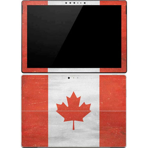 Canada Flag Distressed Surface Pro 4 Skin
