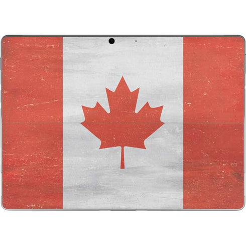Canada Flag Distressed Surface Pro 9 Skin