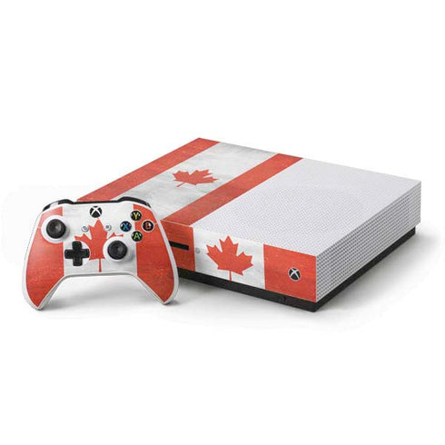 Canada Flag Distressed Xbox One Skins