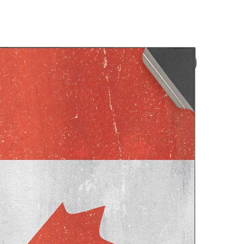 Canada Flag Distressed Xbox Series X Console Skin