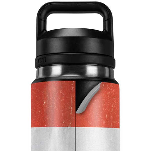 Canada Flag Distressed YETI Rambler 26oz Bottle Skin