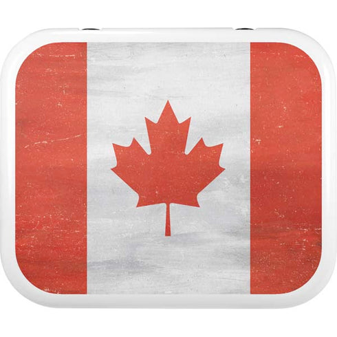 Canada Flag Distressed YETI Roadie 24 Hard Cooler Skin