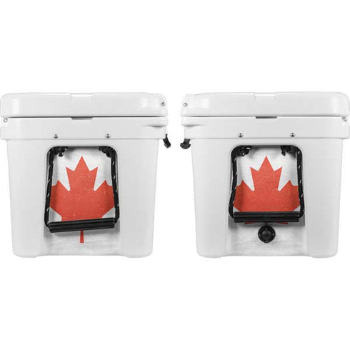 Canada Flag Distressed YETI Tundra 45 Hard Cooler Skin