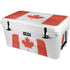 Canada Flag Distressed YETI Tundra 65 Hard Cooler Skin