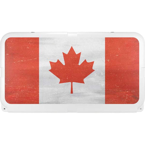 Canada Flag Distressed YETI Tundra 65 Hard Cooler Skin