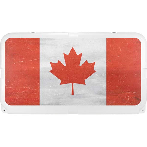 Canada Flag Distressed YETI Tundra 75 Hard Cooler Skin