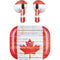Canada Flag Light Wood Apple AirPods (3rd Gen 2021) Skin