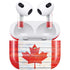 Canada Flag Light Wood Apple AirPods (3rd Gen 2021) Skin
