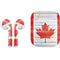 Canada Flag Light Wood Apple AirPods Skin