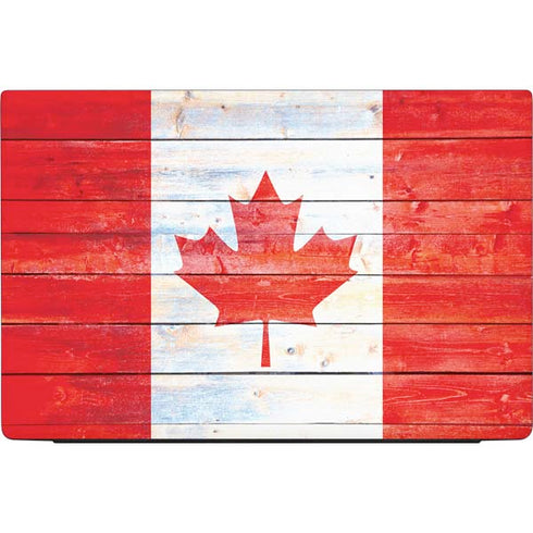 Canada Flag Light Wood Dell Vostro Skin