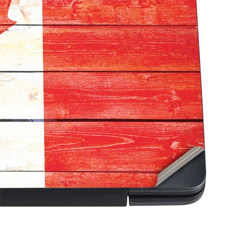 Canada Flag Light Wood Dell Vostro Skin
