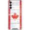 Canada Flag Light Wood Galaxy A15 5G Clear Case