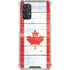 Canada Flag Light Wood Galaxy A32 5G Clear Case