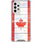 Canada Flag Light Wood Galaxy A33 5G Clear Case